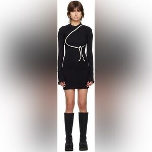 Ottolinger Black & White Lounge Rib Minidress